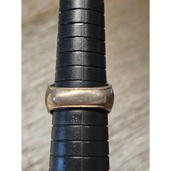 925 Sterling Silver Multi Natural Stone Ring Size 9 - 11.01g - Picture 3 of 5